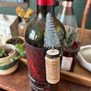 Wine bottle charm/ornament